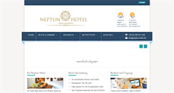 Desktop Screenshot of neptun-hotel.de